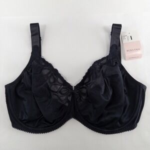 Rosa Faia By Anita Lupina Bra Sz 32I Black Underwire Side Support Unpadded NEW
